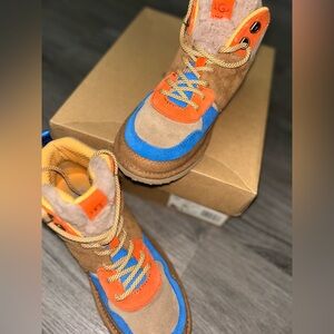 UGG Kids Boots in Brown, Blue, and Orange